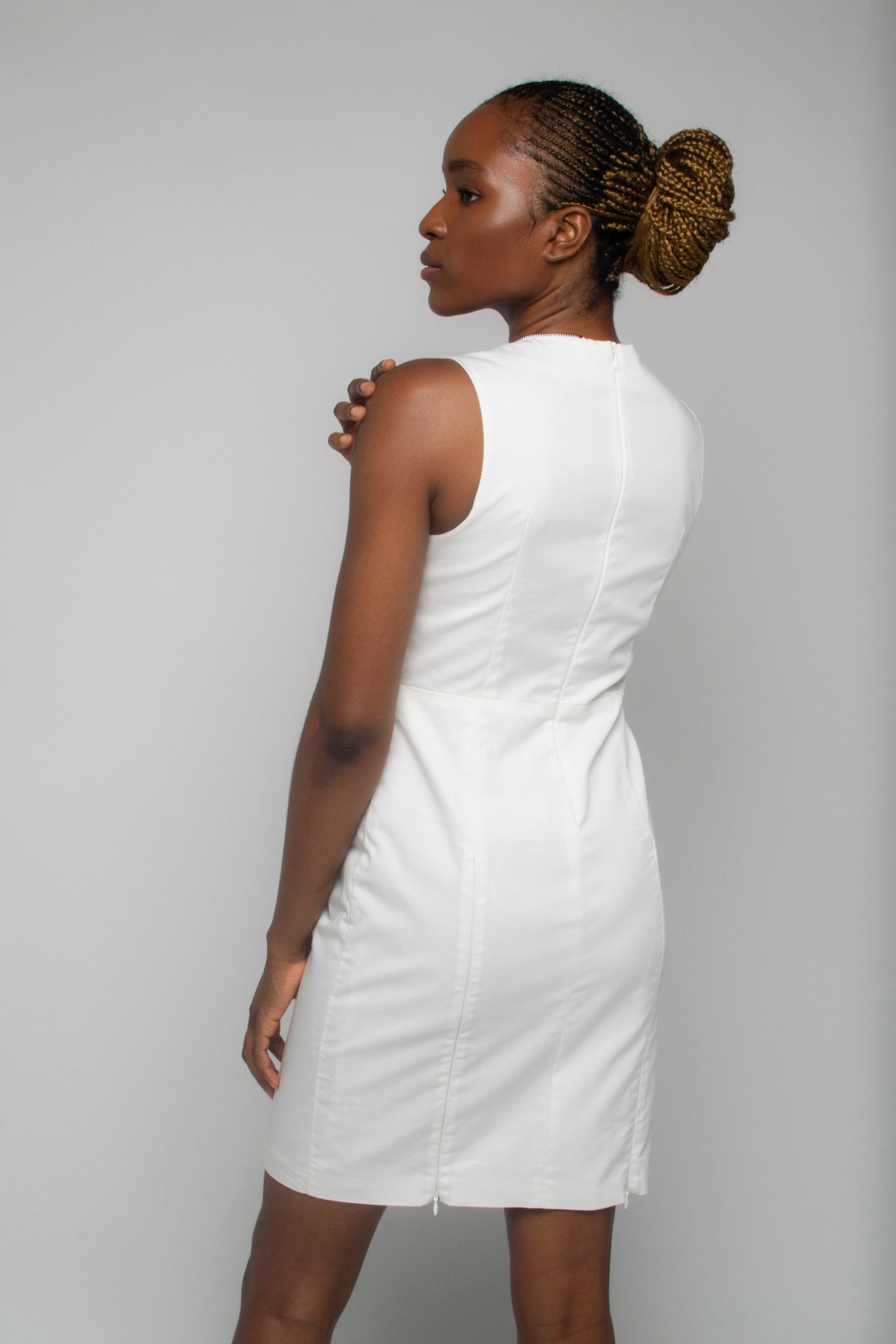 Hidden Agenda Dress in Ivory