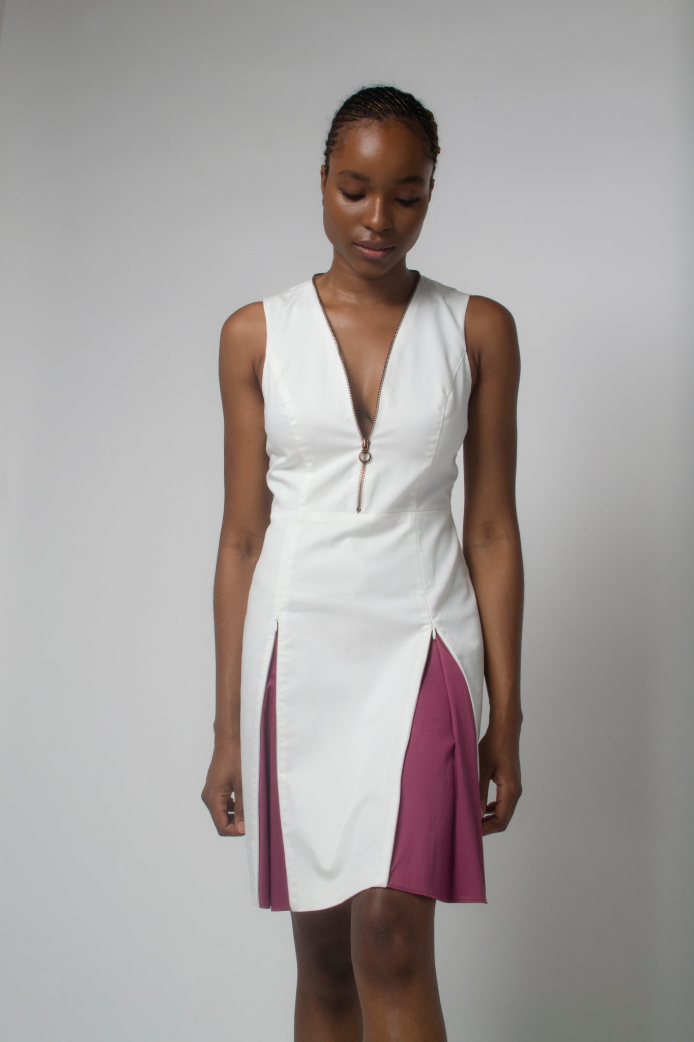 Hidden Agenda Dress in Ivory