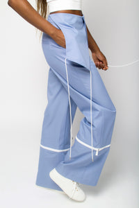 Next Level Trouser/Jumpsuit in Powder Blue