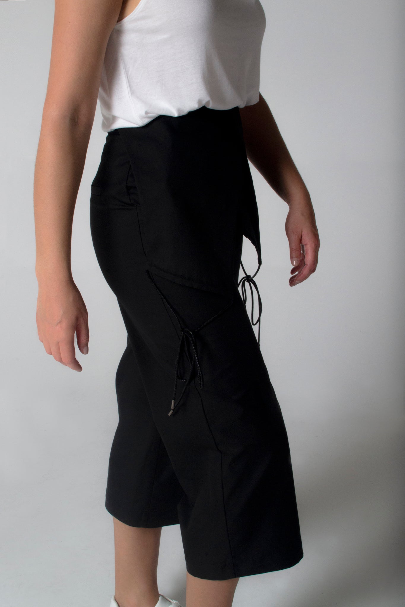 Next Level Trouser/Jumpsuit in Charcoal Black