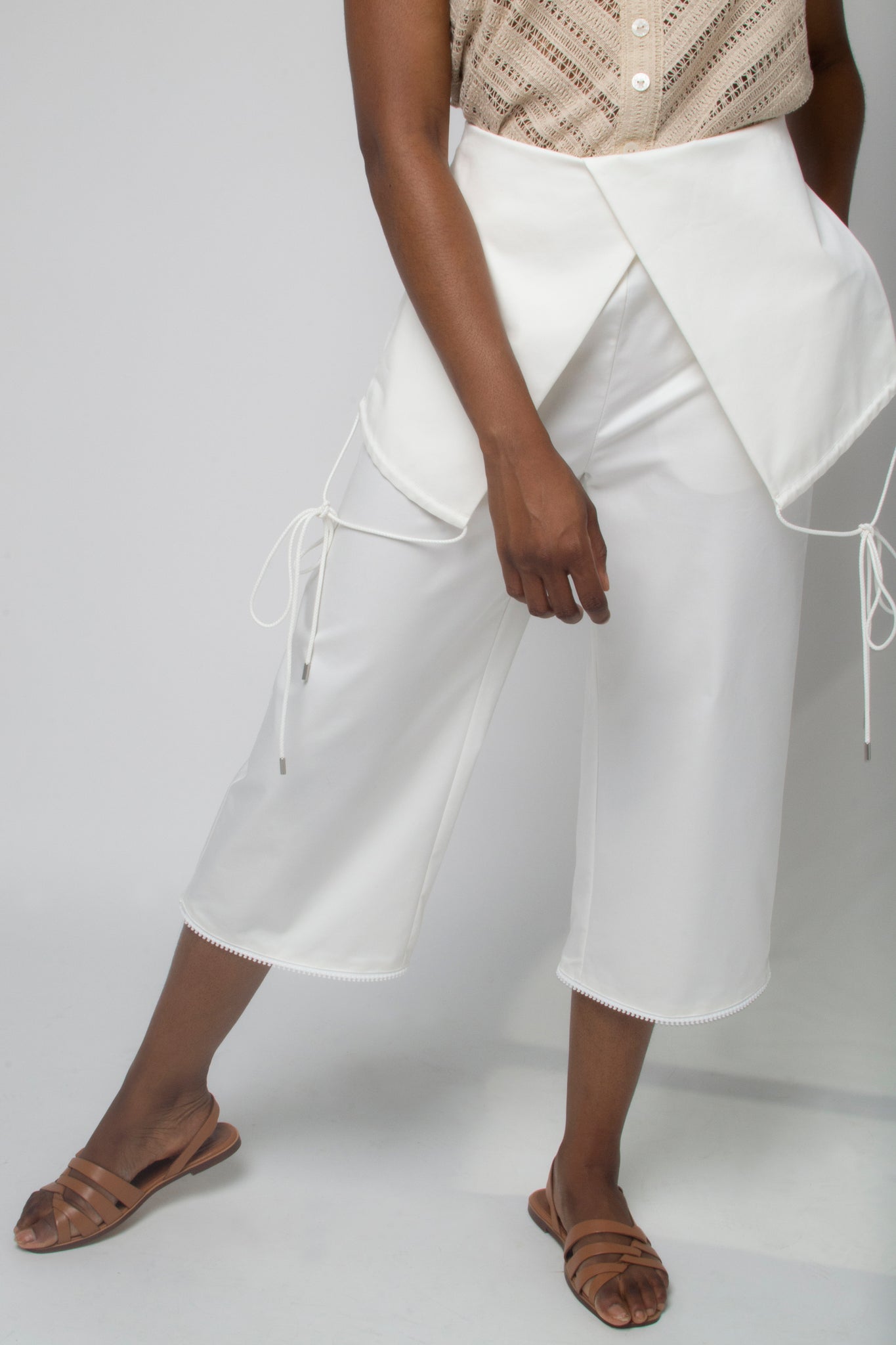 Next Level Trouser/Jumpsuit in Ivory