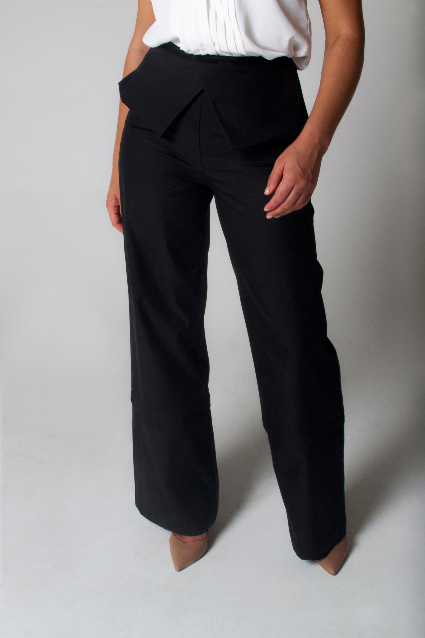 Next Level Trouser/Jumpsuit in Charcoal Black