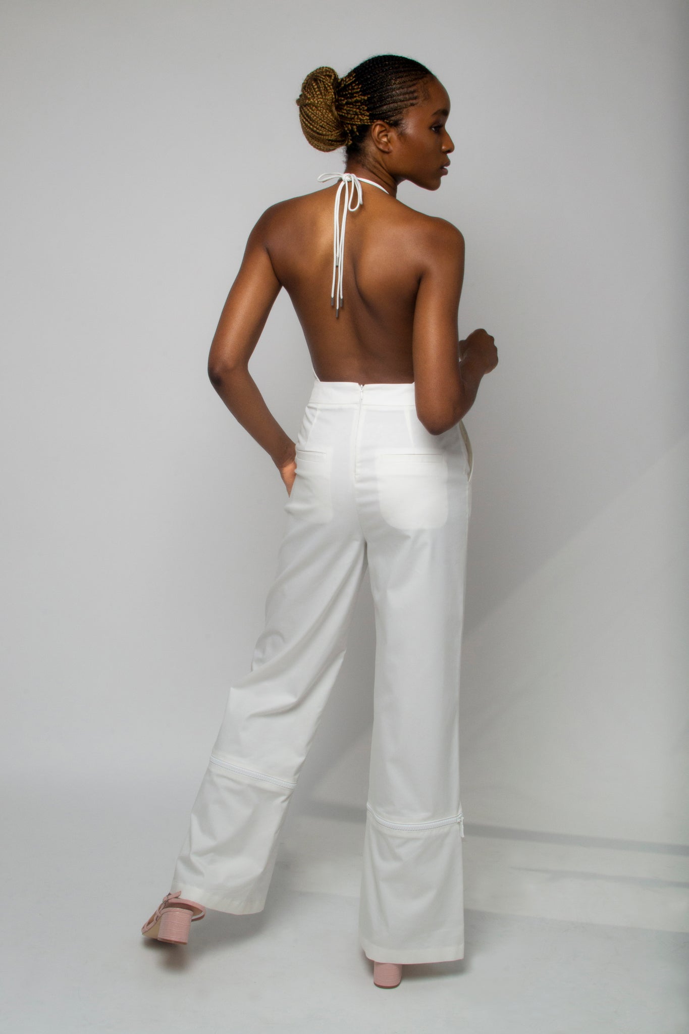 Next Level Trouser/Jumpsuit in Ivory