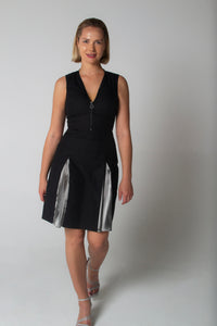 Hidden Agenda Dress in Charcoal Black